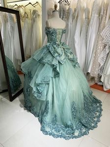 فساتين سهرة قصيرة جديدة متألقة: Quinceanera أنيقة رخيصة للنساء - Product Image 5