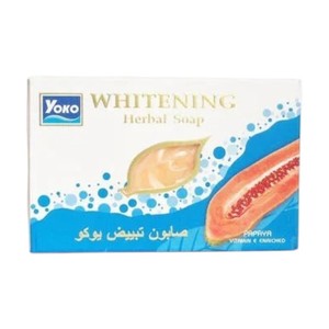 Savon blanchissant à la papaye YOKO Y059 135g. Extrait naturel de papaye, propriétés éclaircissantes et exfoliantes douces, élimine les cellules mortes de la peau - Product Image 6
