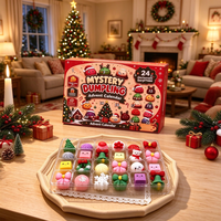 Calendrier de l'Avent 2026 USA Warehouse – Boîte Mystère 24 Jours de Compte à Rebours de Noël – Squishy Dumpling à Collectionner – Cadeau en Gros
