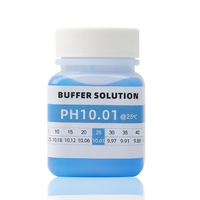 Kit de Calibración de pH de Alta Precisión de 50 ml (4.00/7.00/10.01) con Solución Estándar ORP de 222 mV, Líquido de Almacenamiento para Electrodo KCL