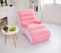 Canapé gonflable portable pour salon, cuisine, extérieur, plage, chaise longue pliable d'usine