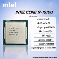 Pour Intel i7 10700 Processeur Core i7-10700 2.9 GHz 8-Cores 16-Threads CPU L2 = 2M L3 = 16M 65W LGA 1200
