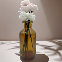 Parfum personnalisé 80ml 100ml 120ml 150ml Flacon diffuseur d'anche de luxe Nouveau design Boîte ronde blanche à bouchon à vis pour diffuseur de parfum aromatique