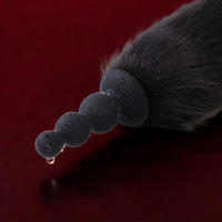 Plug anal détachable en forme de queue de renard pour débutants SM, pour la masturbation masculine, dilatateur anal en silicone, jouet pour adultes