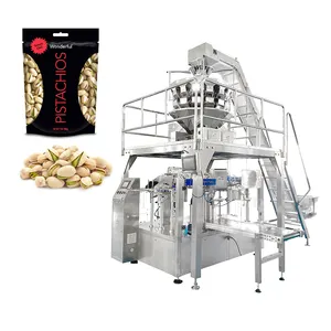 Automatic Almond Dry Fruit Doypack Packing Machine Premade Bag Peanuts Walnut Cashew Pistachio Nut Dried Fruit Packaging Machine