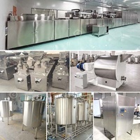 Ligne de production automatique de machines de fabrication et de dépose de chocolats, boutons, chips, pièces de monnaie et biscuits - Prix