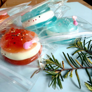 ของเล่นบีบ TPR รูปหมูและขนมปังสับปะรด - ของเล่นบีบคลายเครียดสำหรับเด็กและผู้ใหญ่ ของขวัญบรรเทาความเครียดสำหรับทุกเพศ - Product Image 2