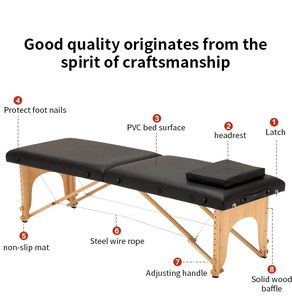 Bán buôn gấp vẻ đẹp Giường đa chức năng xách tay trị liệu tại nhà Tattoo massage tay giường - Product Image 5