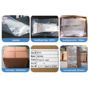 Sellos de Seguridad de Plástico BCP401 para Bolsas, Sellos de Seguridad Indicativos con Numeración - Product Image 4