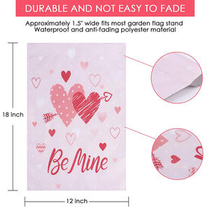 ธง2026สำหรับสวนวันวาเลนไทน์ทำจากโลหะใช้กลางแจ้ง - Product Image 3