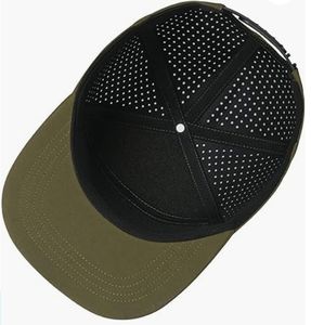 قبعة سناب باك عالية الجودة بـ <span class=keywords><strong>7</strong></span> ألواح مسطحة من البوليستر، مقاومة للماء مع ثقوب مقطوعة بالليزر، شعار مخصص، أسلوب هيب هوب للأنشطة الخارجية - Product Image 4