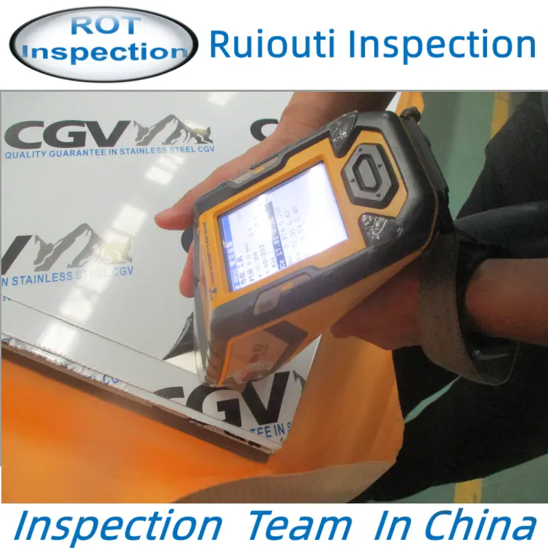 201/304/316/430 из нержавеющей стали инспекционные услуги инспекторы проверяют услуги портативный анализатор спектра Wuxi Liaocheng Foshan