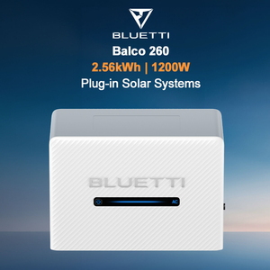 BLUETTI Balco 260 ระบบโซลาร์เซลล์แบบออฟกริดสำหรับระเบียงบ้าน พร้อมแบตเตอรี่ LFP ความจุ 2.56 กิโลวัตต์ชั่วโมง รองรับการใช้งานร่วมกับ Shelly, <span class=keywords><strong>Google</strong></span> Home และ Alexa เพื่อการควบคุมอัจฉริยะ - Product Image 1