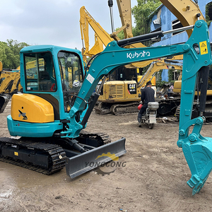 중고 쿠보타 U35-5 미니 굴삭기 일본산 U35 3.5톤 소형 굴삭기 컴팩트 크롤러 굴삭기 - Product Image 4