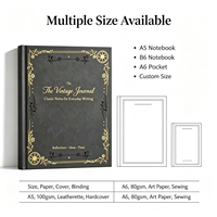 Carnet à couverture rigide en tissu A5 de haute qualité pour étudiants, fournitures scolaires, papeterie, journaux, planificateurs, impression de logo personnalisée