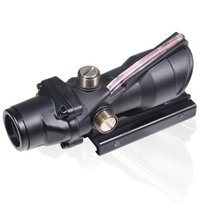 5D Kỷ Nguyên 4x32 Hợp kim nhôm săn sợi quang thực màu xanh lá cây chấm đỏ chiếu sáng mặt kẻ ô chiến thuật tầm nhìn quang học gắn kết cho 20mm - Product Image 4