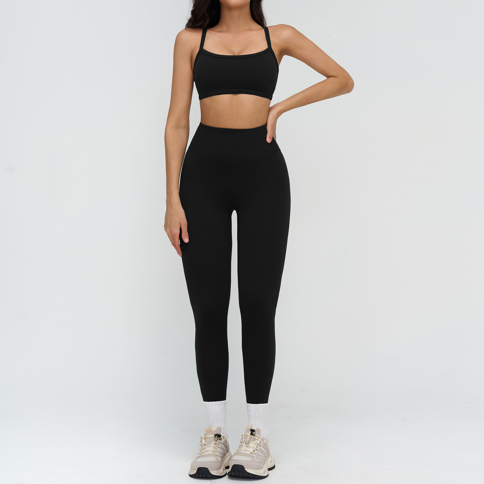 9307 bra 8047 trousers-premium black
