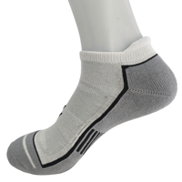 Chaussettes de sport courtes à coupe basse respirantes et à séchage rapide, design personnalisé, pour hommes