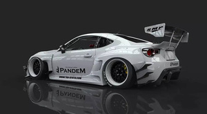 Runde de modificación de coche para <span class=keywords><strong>Toyota</strong></span> 12-16 <span class=keywords><strong>GT86</strong></span> BRZ modificado cohete Bunny 3rd generación ancho cuerpo Kit 86 BRZ - Product Image 5