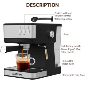 PANCERKA 2-in-1 Commercial Grade Espresso Machine High 19 Bar Household <b>Coffee</b> <b>Maker</b> Milk Froth-New Arrival Espresso Machine Cof - Product Image 6