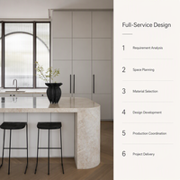 Meubles de cuisine modernes minimalistes de luxe, solution de mobilier sur mesure pour toute la maison, pour projets résidentiels