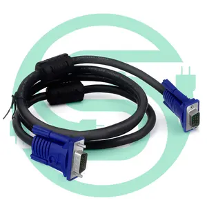 Câble d'extension à Double anneau mâle vers mâle, 1.5m, 3 + 6 VGA, mâle vers mâle, pour boîtier de télévision, pour amplificateur de projecteur PC