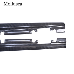 Pour Mercedes CLA-Class W117 C117 : Jupes latérales en fibre de carbone style R pour pare-chocs arrière 2013-2020 - Product Image 6