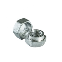 Écrou de blocage anti-desserrage durable, zingué, sans couple, avec ressort intégré, type insert, grade 8.8, corps hexagonal