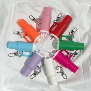 Mignon Conteneur Bouteille Sac Porte-clés Accessoires Miniature Charme Bar Gobelet Chapstick Titulaire Mini Tasse Porte-clés - Product Image 5