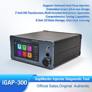 IGAP-300 Mega V4 V2 Gap Smart Testeur d'injecteurs Common Rail à écran tactile 7 pouces pour solénoïdes piézoélectriques Siemens VDO <span class=keywords><strong>Bosch</strong></span> Outil de diagnostic - Product Image 1