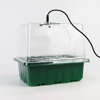 Bandeja de germinación LK con ventilación y luz, caja de cultivo para inicio de semillas, de uno a cinco cables, fecha de cultivo