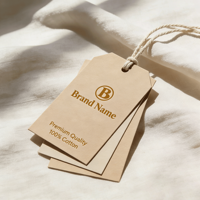 Étiquettes suspendues de luxe personnalisées ZX pour marque de vêtements, carton noir mat avec logo en relief et œillet métallique, prêtes à l'emploi