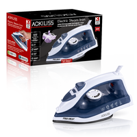 Fer à vapeur en céramique ACKILISS 1200W, réservoir 200ml, vapeur verticale, auto-nettoyant, poignée confortable pour chemises, robes, entretien des tissus ACL-95301