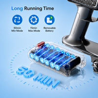 Aspirateur sans fil 30000PA de puissance d'aspiration, autonomie de 50 minutes, filtre HEPA lavable, portable et léger pour voiture et usage domestique CE/CB