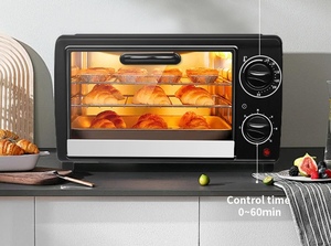 Four multifonction avec minuterie, cuisson par convection, grille-pain, four à pizza, appareil de cuisine, four à air chaud, four électrique de comptoir - Product Image 5