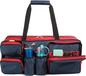 Sac de tennis en nylon balistique de luxe avec compartiment à chaussures, vente en gros directe d'usine, personnalisable OEM ODM, pour commandes en gros - Product Image 2