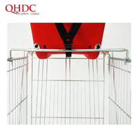 Chariot de supermarché en métal chaise longue en plastique pour enfants couverture pour enfants siège berceau pour bébé