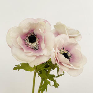 J-054 de anémona artificial de alta calidad, flores decorativas para boda, Hotel, florero para el hogar - Product Image 2