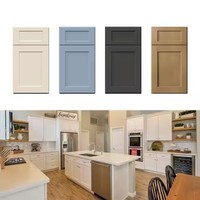 Meuble de cuisine moderne et minimaliste avec charnières, design élégant, rangement pratique, fonctionnalité intelligente, meubles de cuisine en PVC