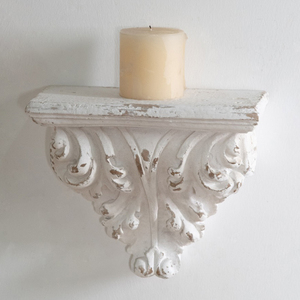 INNOVAHOME listo para enviar granja estilo rural <span class=keywords><strong>blanco</strong></span> antiguo estante colgante decorativo montado en la pared estante organizador flotante S/2 - Product Image 6