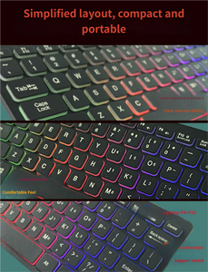 Office Slim 78 Keys ABS Backlight Led Keyboard Wired <b>Mini</b> Keyboard for <b>PC</b>/Laptop/<b>windows</b> Desktop - Product Image 5