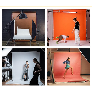 Fotografie Rolwand Montage Handmatig Achtergrondondersteuningssysteem Voor Het Vasthouden Van Achtergronden Fotoshoot Studio-Apparatuur 1 # Roller - Product Image 2