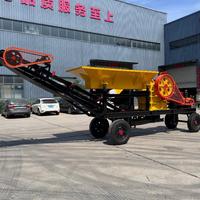 Trituradoras de Mandíbulas Móviles para Exportación a África, Especialmente Diseñadas para Triturar Granito y Minerales de Oro, Equipadas con Dispositivos de Transporte