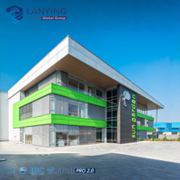 Prix d'usine – Bâtiment de bureaux en structure métallique sur plusieurs étages, personnalisé pour parc d'activités commerciales, avec suivi MES avancé