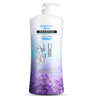 Gel Douche Hydratant et Exfoliant Rose Lavande 1080ml en Gros, Contrôle du Sébum, Nourrissant, Effet Blanchissant
