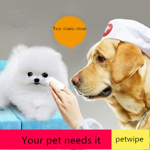 Lingettes nettoyantes pour animaux de compagnie, sûres et douces, lingettes nettoyantes pour les yeux des chiots, lingettes sans alcool pour animaux de compagnie, hypoallergéniques, lingettes pour chats et chiens - Product Image 5