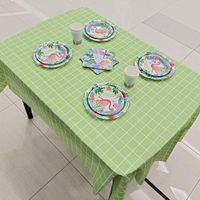 Assiette à papier ronde 9 pouces CMJN Tropical 350gsm White BoardFDA Approved Party Supplies