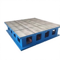 Plaques de surface en fonte durables pour tables à rainures en T, vendues par les fabricants, et panneaux de surface en fonte moulée au sable de résine