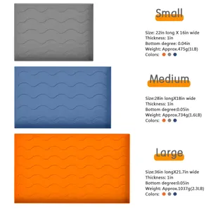 Couverture de gril en caoutchouc 17 22 28 36'' - Tapis de cuisson - Qualité alimentaire - Résistant à la chaleur et imperméable - Pour <span class=keywords><strong>Konbo</strong></span> KB-M203 - Product Image 3
