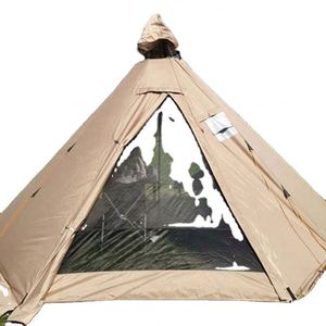 Tentes de camping pyramidales familiales multi-personnes, grand espace, imperméables, type tunnel, modèle 2023 - Product Image 6